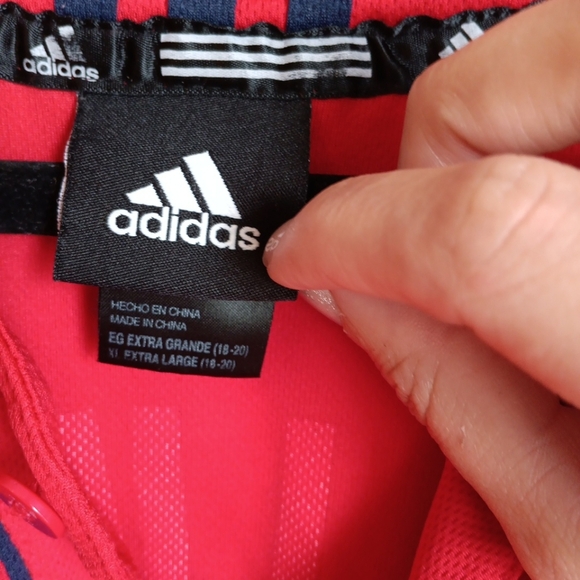 Adidas St. Louis Cardinals #7 Holliday Jersey Youth XL 18/20 Red & Navy - Picture 4 of 10